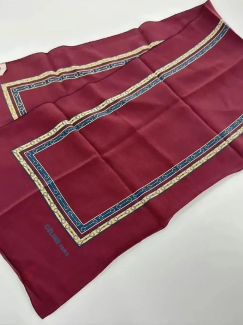 Vintage Céline 100% Silk Scarf